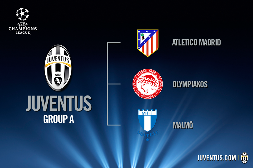 Ecco il girone di Champions della Juventus Juventus News